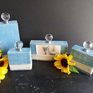Set of 4 Picture Blocks